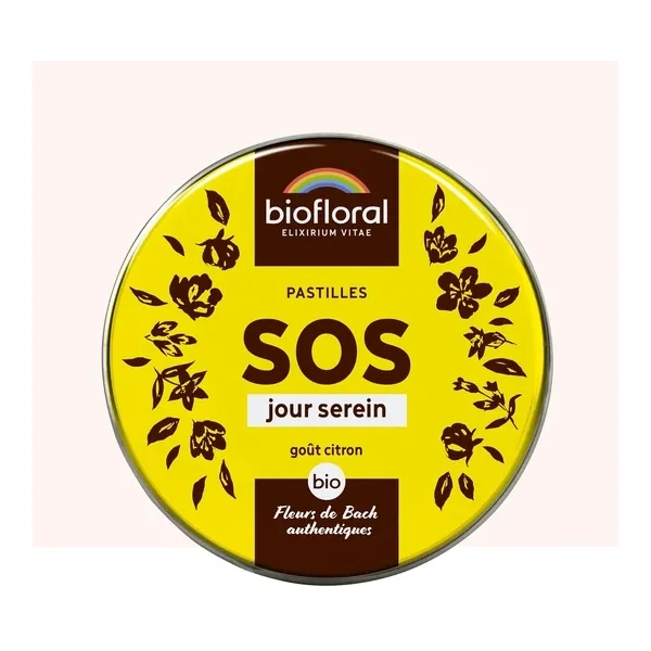 Biofloral Fleurs de Bach Pastilles Secours Jour serein bio
