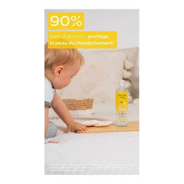 Weleda Bébé Eau nettoyante au Calendula bio