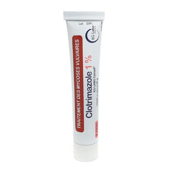 Clotrimazole 1 % crème mycose vulvaire