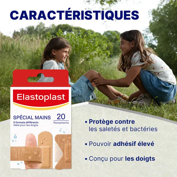Elastoplast pansements Special mains