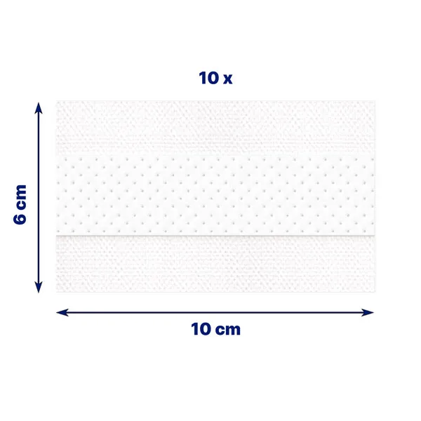 Elastoplast Sensible bandes de pansement à découper 10 cm x 6 cm