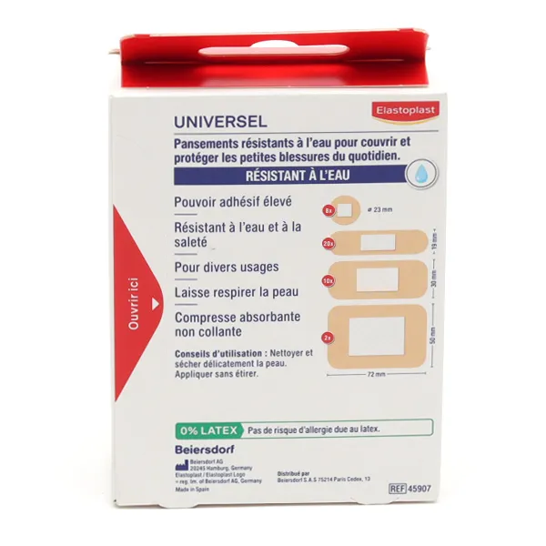 Elastoplast Universel pansements résistant à l'eau