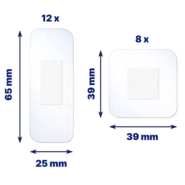 Elastoplast Waterproof pansements assortis