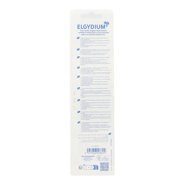Elgydium Brosse à dent 4 en 1 medium