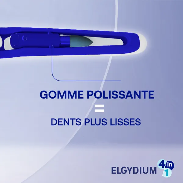 Elgydium Brosse à dents 4 en 1 souple