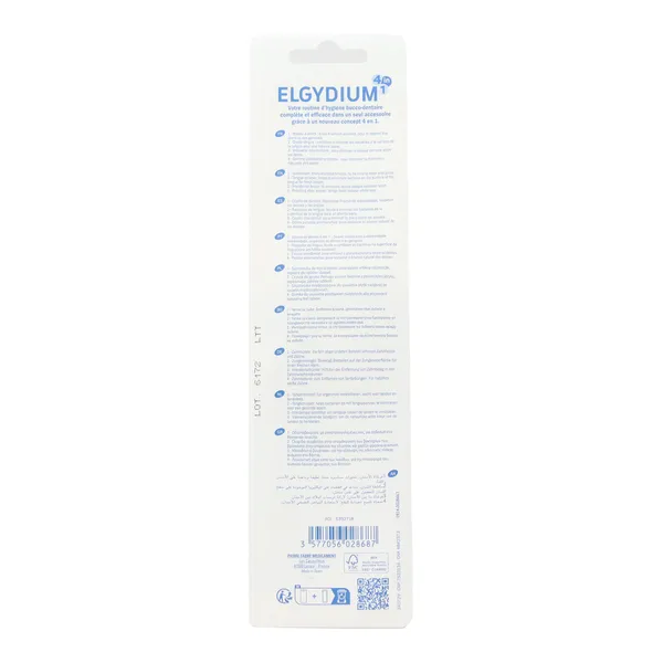 Elgydium Brosse à dents 4 en 1 souple