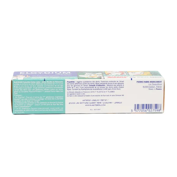 Elgydium Junior Astérix Dentifrice enfant Menthe