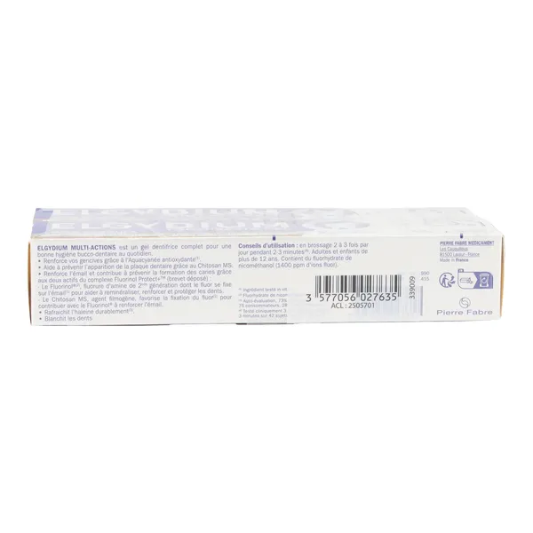 Elgydium Multi-actions 5 en 1 gel dentifrice