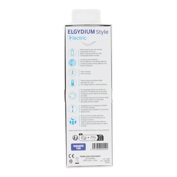 Elgydium style Electric brosse à dents électrique