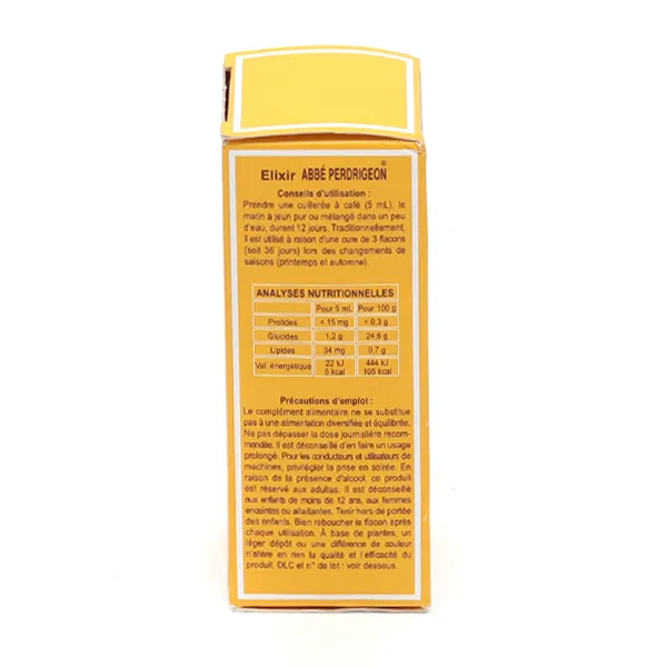 Elixir de l'Abbé Perdrigeon solution buvable