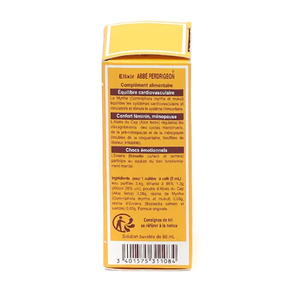 Elixir de l'Abbé Perdrigeon solution buvable