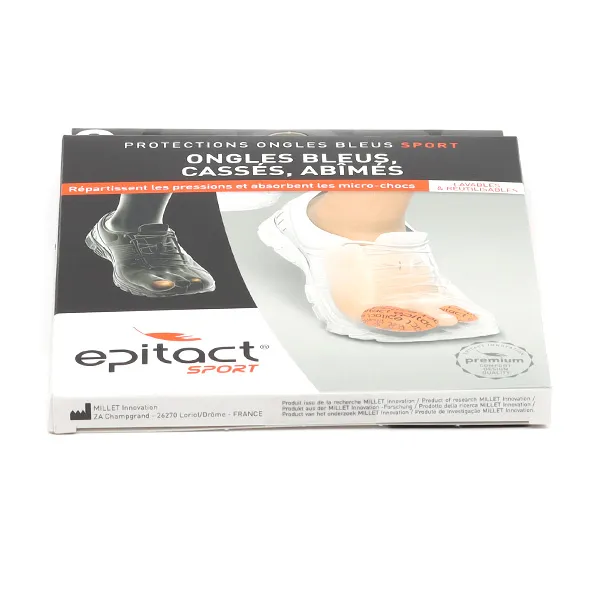 Epitact Sport Epithelium Tact 02 protection ongles bleus