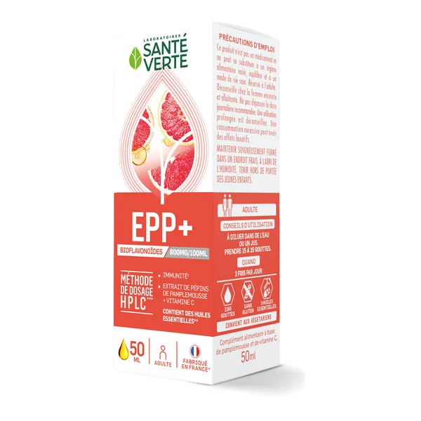 Santé Verte Extrait de Pépins de Pamplemousse 800 mg