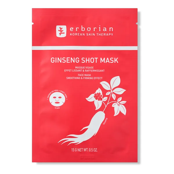 Erborian Masque visage lissant Ginseng Shot Mask