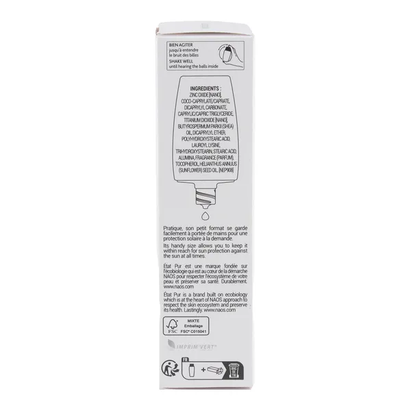 Etat pur Fluide solaire protecteur visage SPF50+
