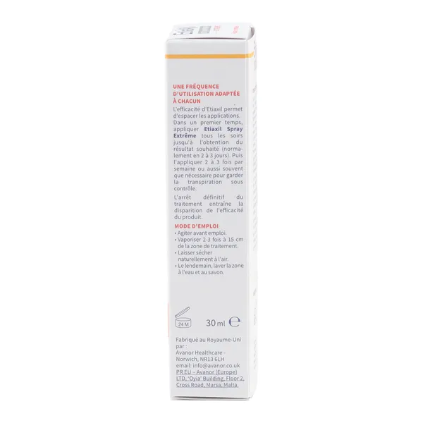 Etiaxil Détranspirant Extreme Multizones Peaux normales spray