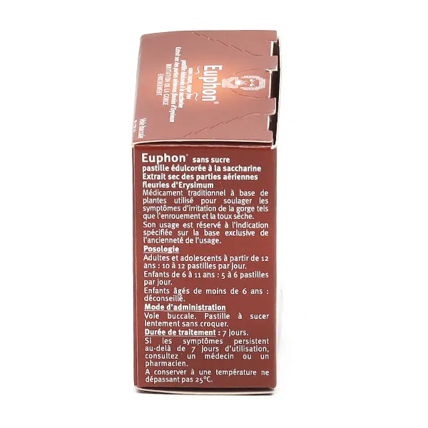 Euphon sans sucre pastilles