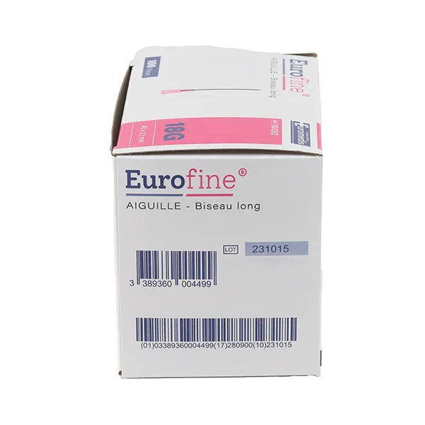 Eurofine aiguilles hypodermiques x 100
