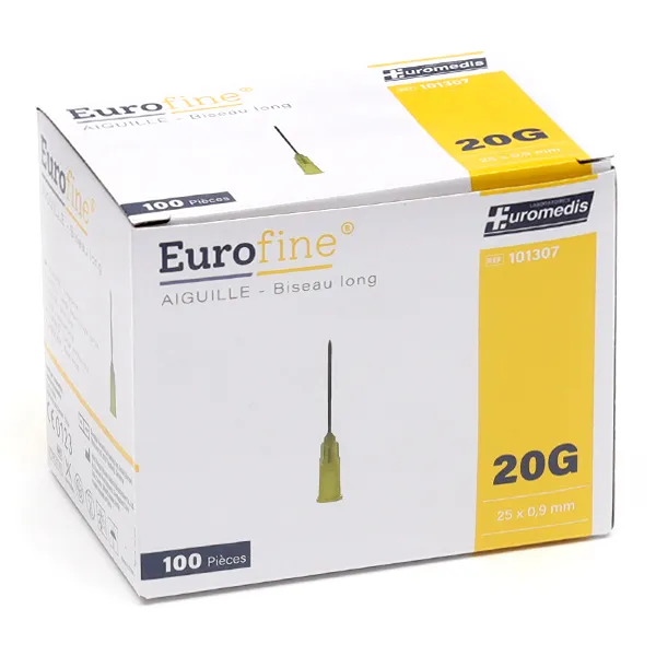 Eurofine aiguilles hypodermiques x 100