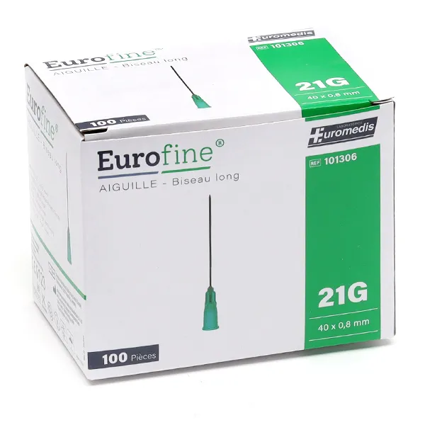 Eurofine aiguilles hypodermiques x 100