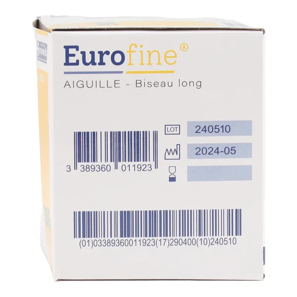 Eurofine aiguilles hypodermiques x 100