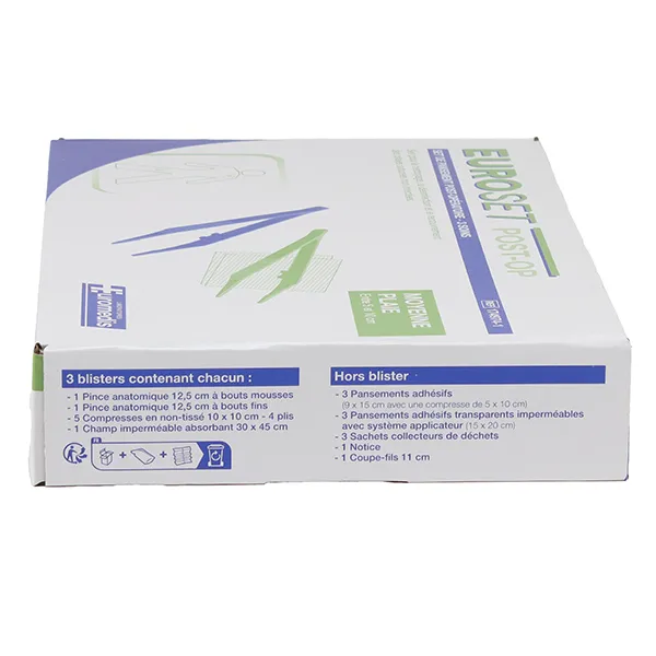 Euroset Pansement Post-Op Moyennes plaies