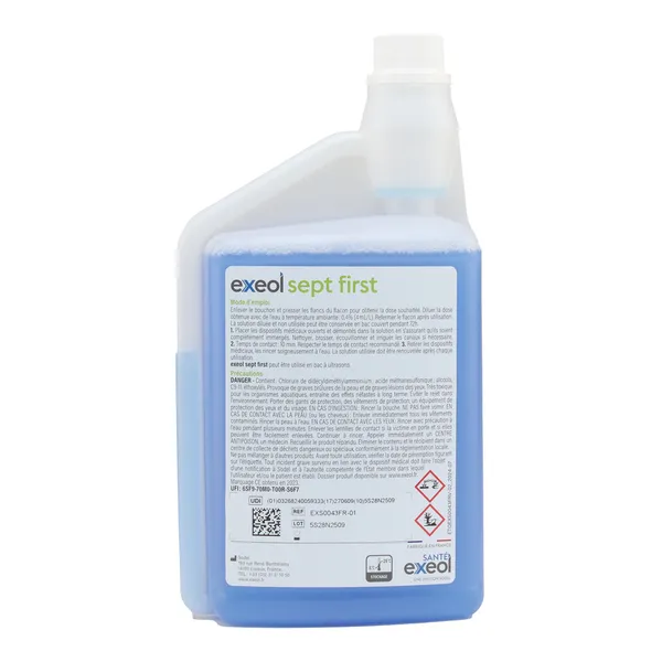 Exeol Sept First Détergent désinfectant pH neutre