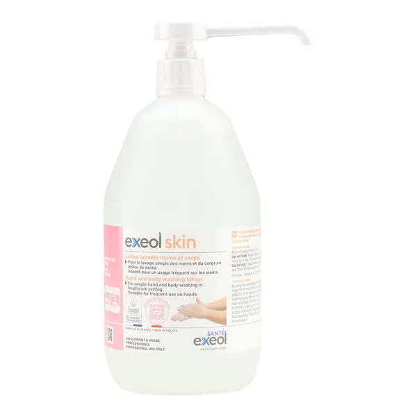 Lotion lavante mains et corps Exeol Skin