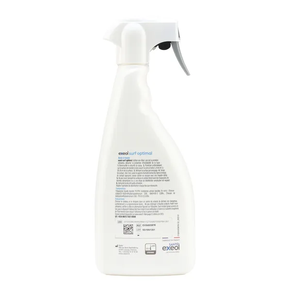 Détergent désinfectant spray Exeol surf optimal