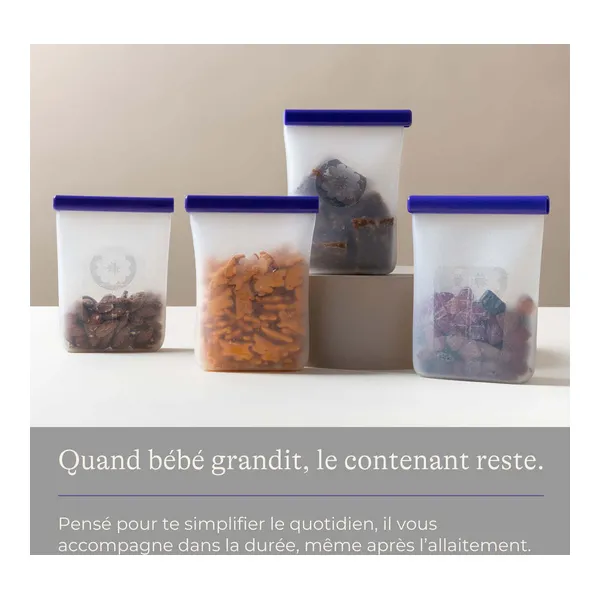 Lansinoh Sachets de conservation de lait maternel réutilisables