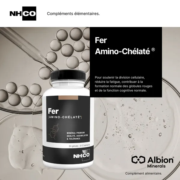 NHCO Fer Amino chélaté 14 mg gélules