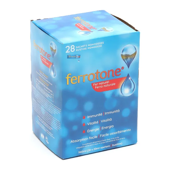 Ferrotone sachets monodoses