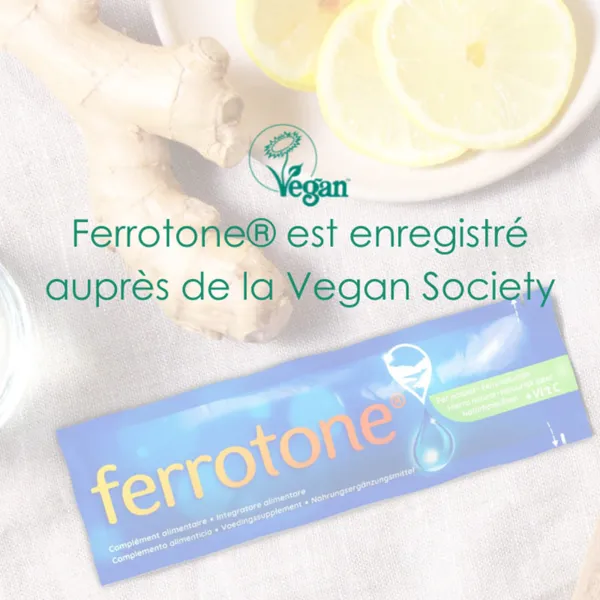 Ferrotone Vitamine C à la pomme sachets