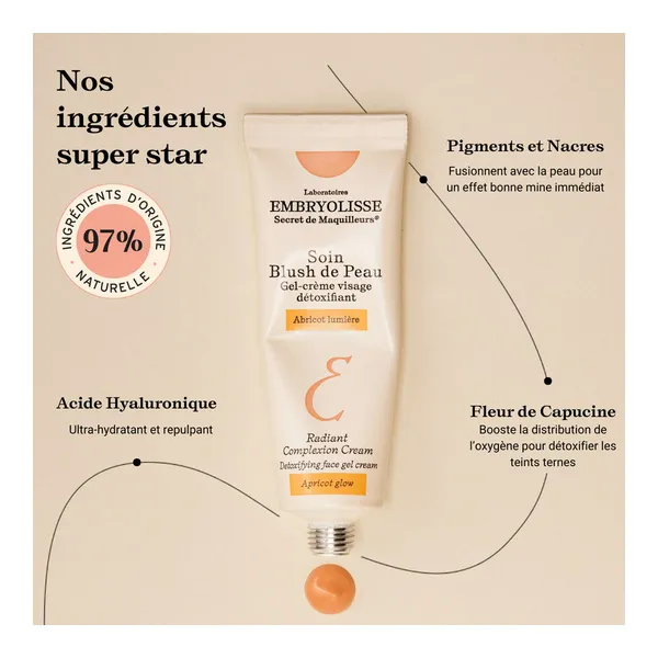 Embryolisse Soin Blush de Peau Abricot lumière