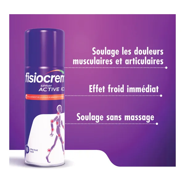 Fisiocrem Spray Active Ice