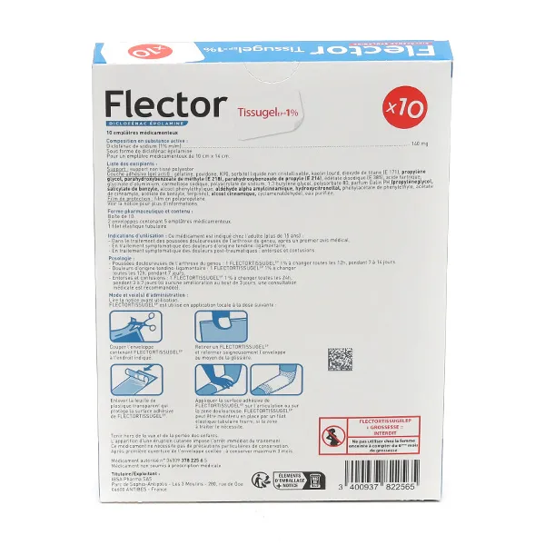 Flector Tissugel EP 1 % patch