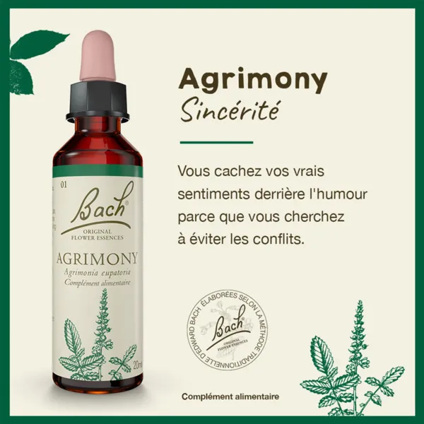 Fleurs de Bach Agrimony n°1