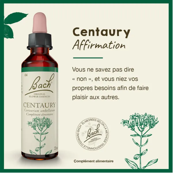 Fleurs de Bach Centaury n°4