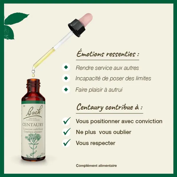 Fleurs de Bach Centaury n°4
