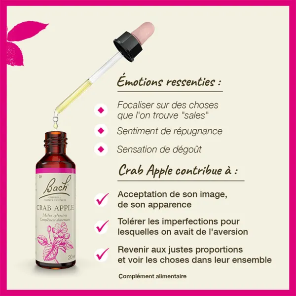 Fleurs de Bach Crab apple n°10