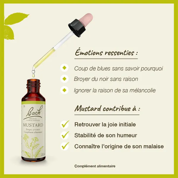 Fleurs de Bach Mustard n°21