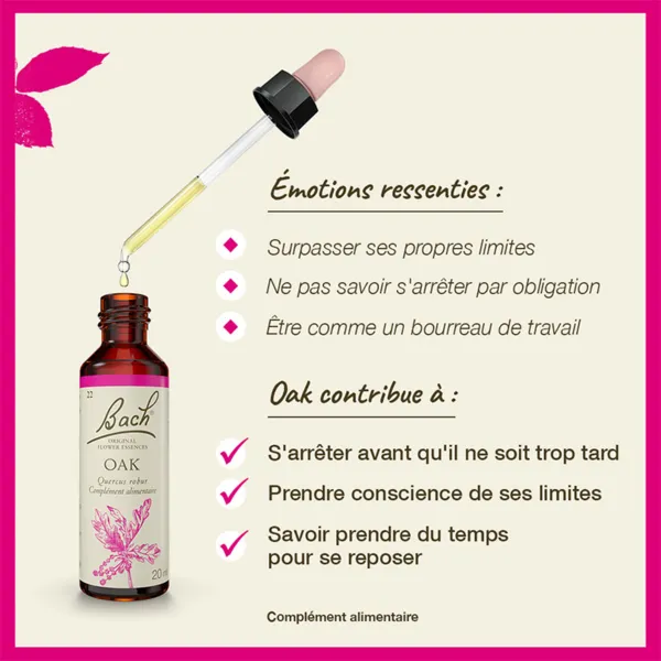 Fleurs de Bach Oak n°22