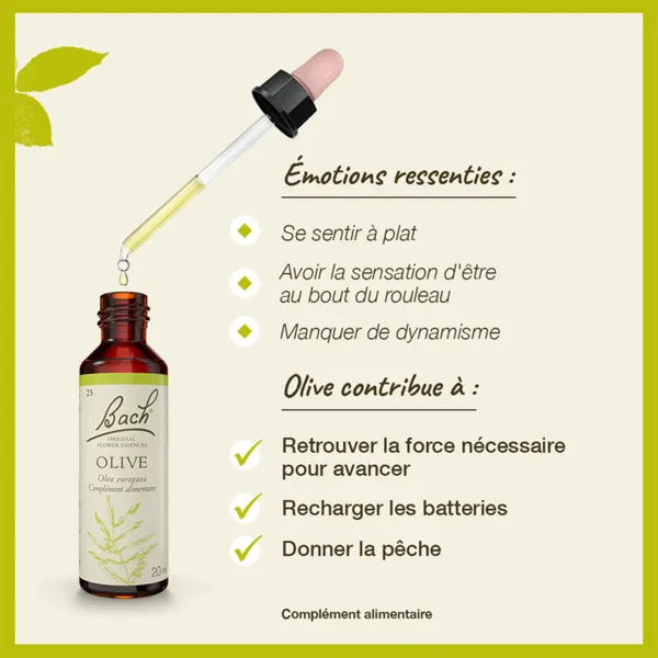 Fleurs de Bach Olive n°23
