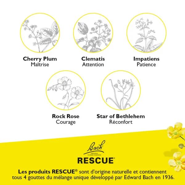 Fleurs de Bach Rescue Kids gouttes buvables