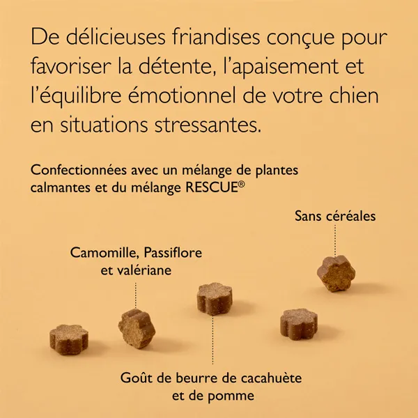 Fleurs de Bach Rescue Pets Friandises relaxantes pour chiens