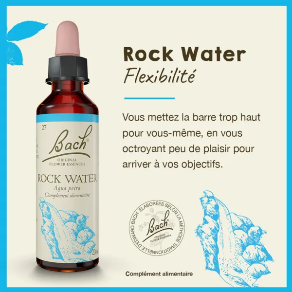 Fleurs de Bach Rock water n°27
