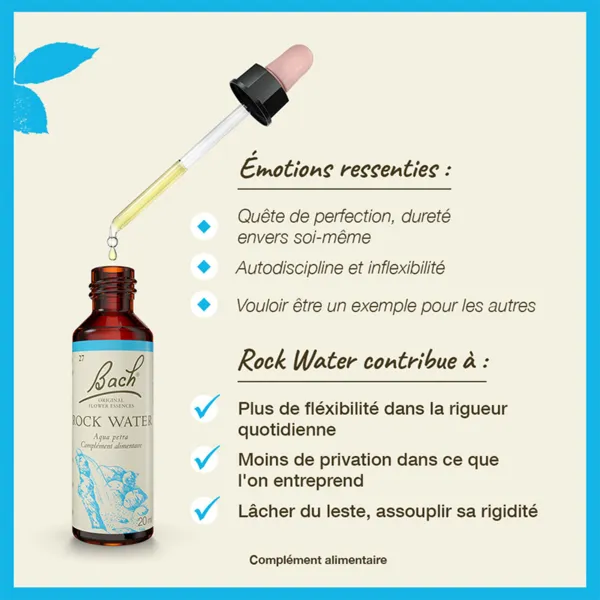 Fleurs de Bach Rock water n°27