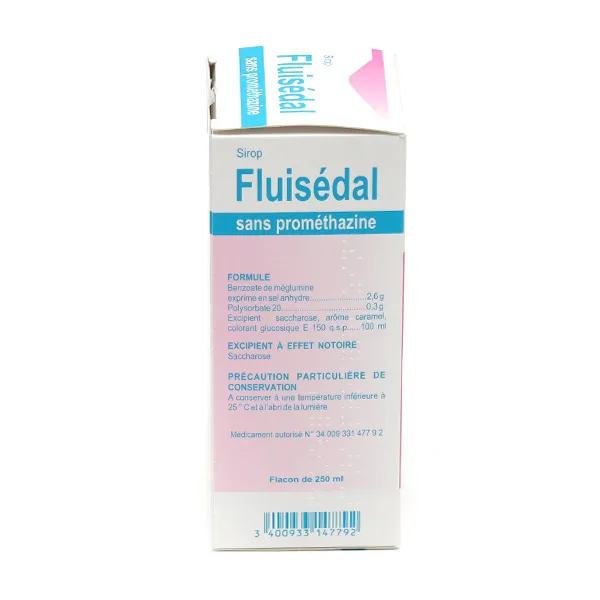 Fluisedal sans prométhazine sirop