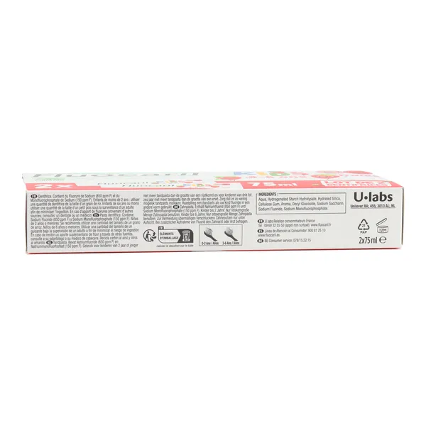 Fluocaril Kids gel dentifrice Fraise 0-6 ans