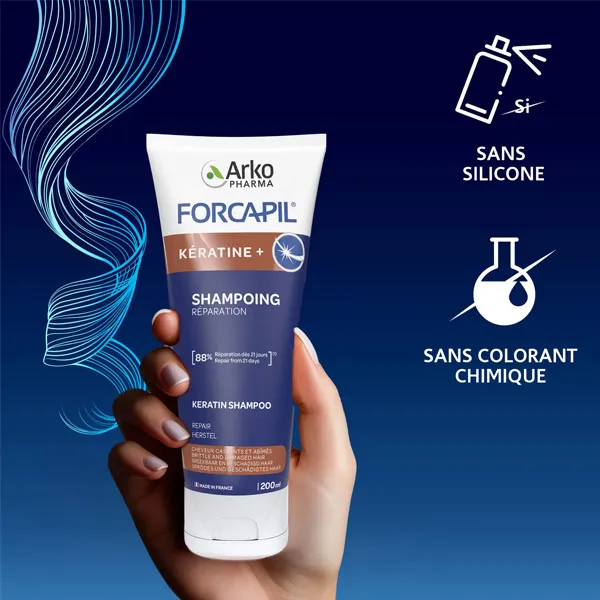 Forcapil Shampooing Kératine+